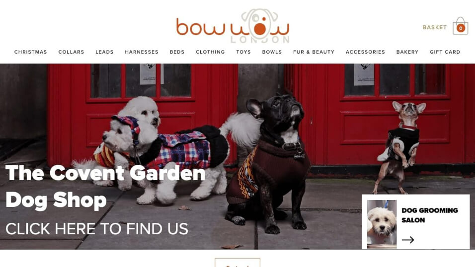 Bowwow London website