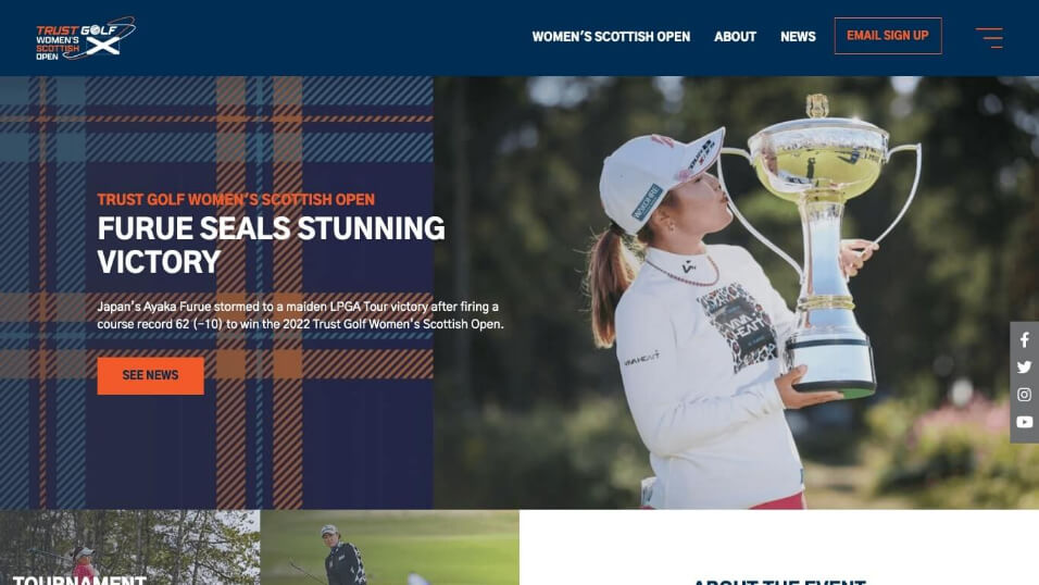 Women's Scottish Open website